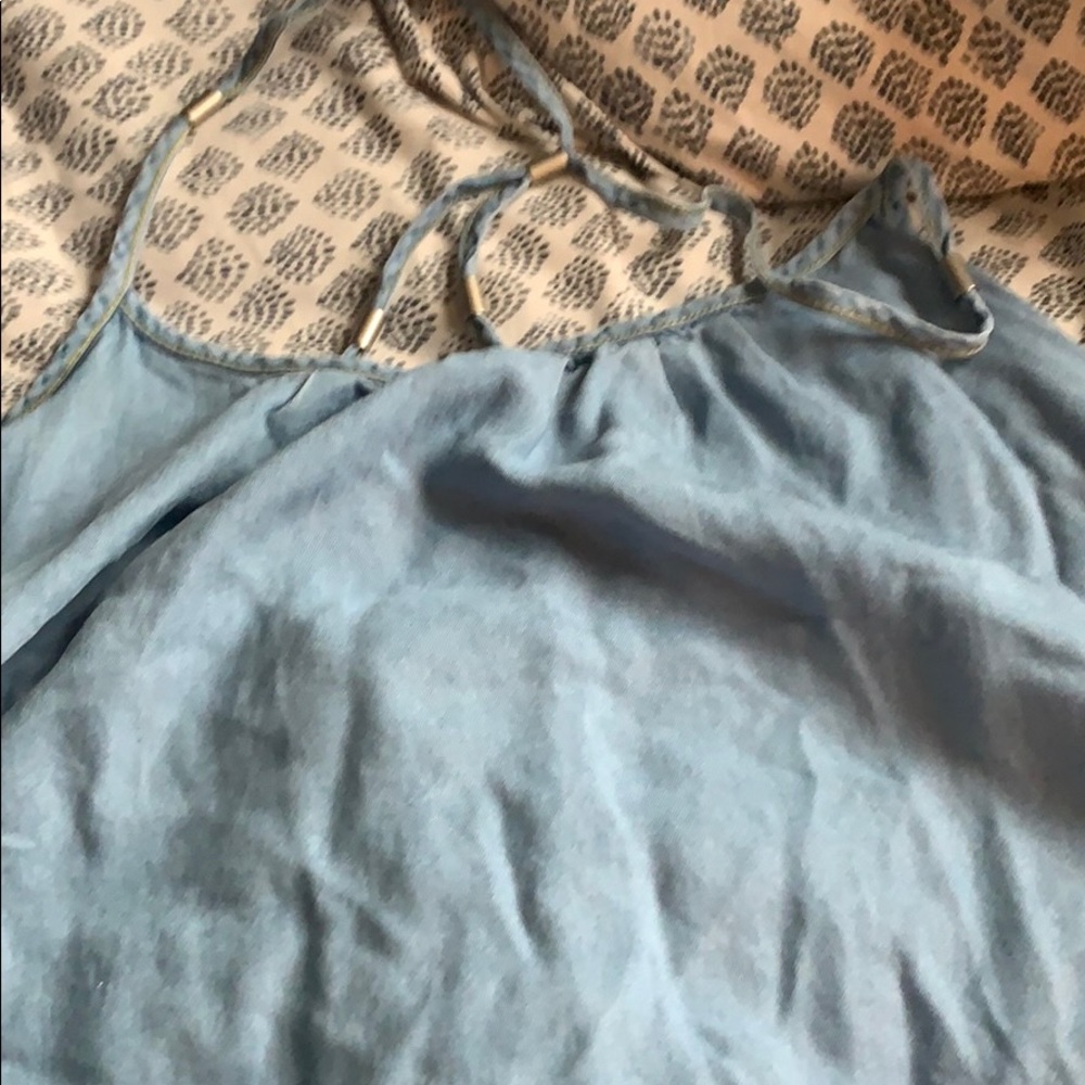 Denim tank top